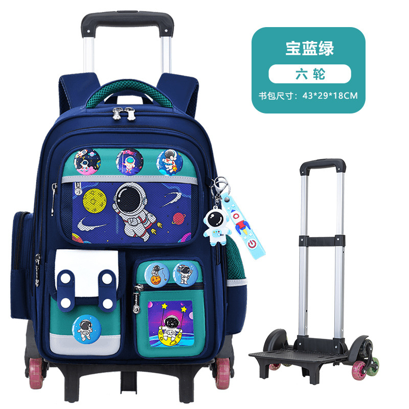 2026 nueva mochila escolar de tirón para estudiantes de primaria 23456 grados mochila de hombro