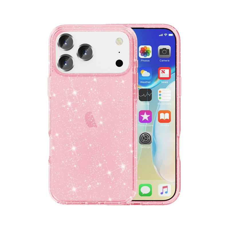Чехол для Apple iPhone 17 Pro Max, звёздный блеск, усиленная толстая защита