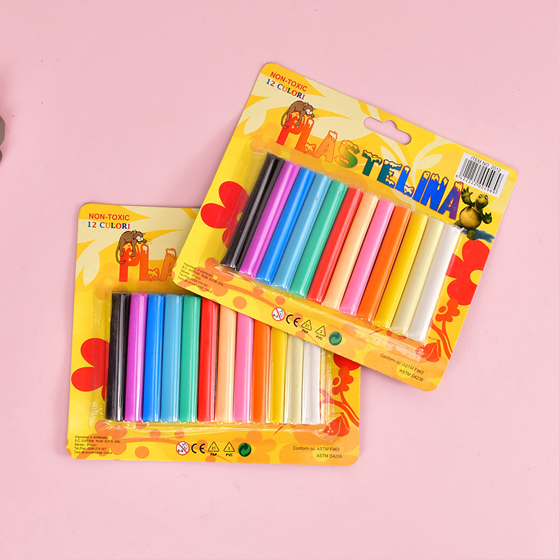 Protección del medio ambiente de arcilla de goma de exportación de barro 12 arcilla de color