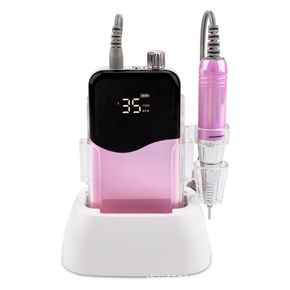 Máquina de manicure especial de descarga de uñas portátil 35000 rpm pulido de uñas herramientas de manicure transfronterizas en stock