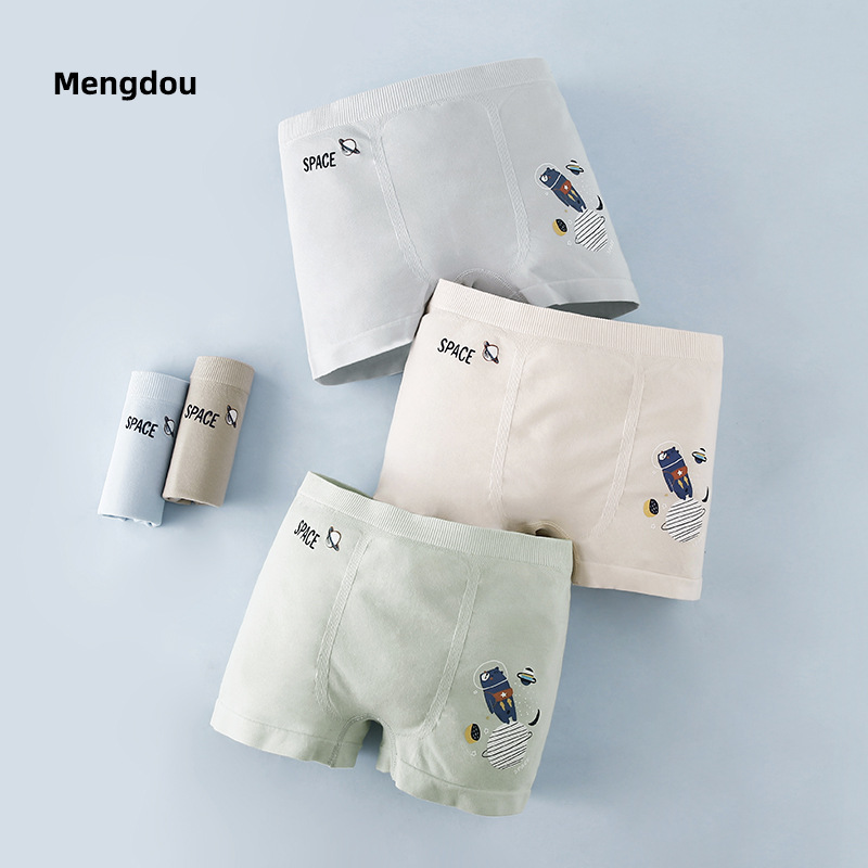 Summer Thin Modal Class a Kidsren's Underwear, Medium and Large Kidsren's Boxer Briefs, Comfortable Boxer Briefs for Small and Medium-Sized Boys