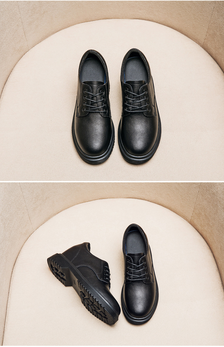 Mocassins en cuir verni à bout carré pour femme, chaussures décontractées à enfiler, chaussures_voghion.com