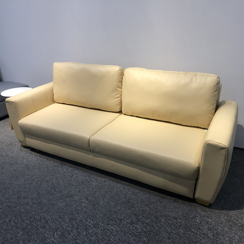 Sofá cama de tela moderna simple y multifuncional, estudio, oficina, pequeño hogar, doble, triple, almacenamiento, sofá cama