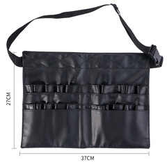 Korean version PU professional makeup artist and makeup waist bag, cross-body portable 32-piece makeup brush tool storage bag
