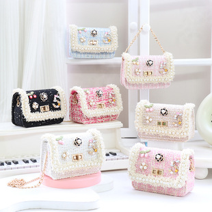 Cross-border bags and small bags 2025 spring new women's mini crossbody bag girls small fragrant style heavy industry shoulder bag