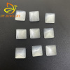 Synthesized glossy square gemstone, cat's eye, with gem, wholesale