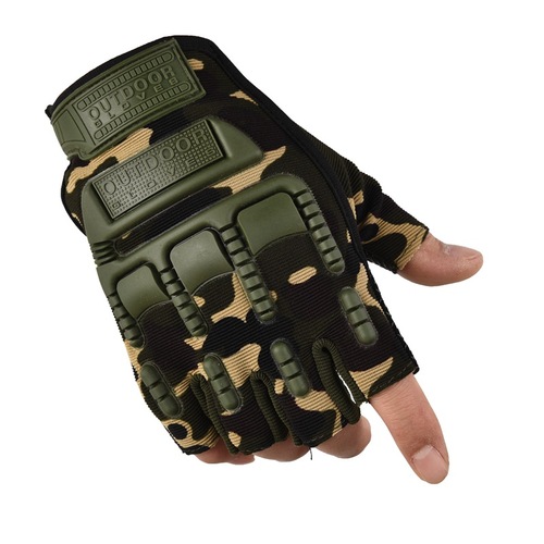 Foreign trade cross-border seal tactics half-finger gloves for men tactical training outdoor cycling special forces adult and children kids