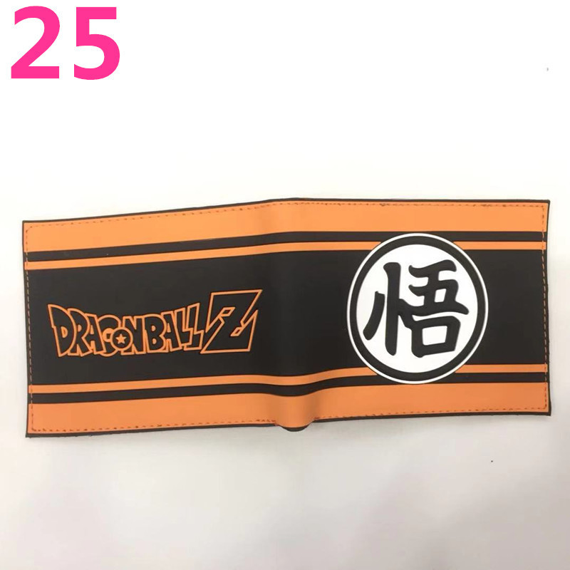 Anime Dragon Ball periférico dinero corto wukong Wu palabra estudiantes masculinos y femeninos corto monedero titular de la tarjeta en stock