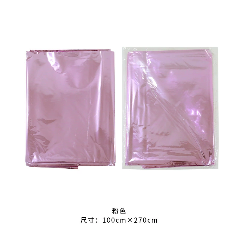 Кросс-бордер PET Shimbon одноразовая скатерть для дня рождения декоративные принадлежности розовое золото декоративная алюминиевая фольга рабочий стол