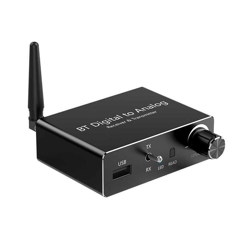 Optical Coaxial Bluetooth 5.3 Audio Adapter Digital to Analog U Disk Play Bluetooth Receiver Transmitter