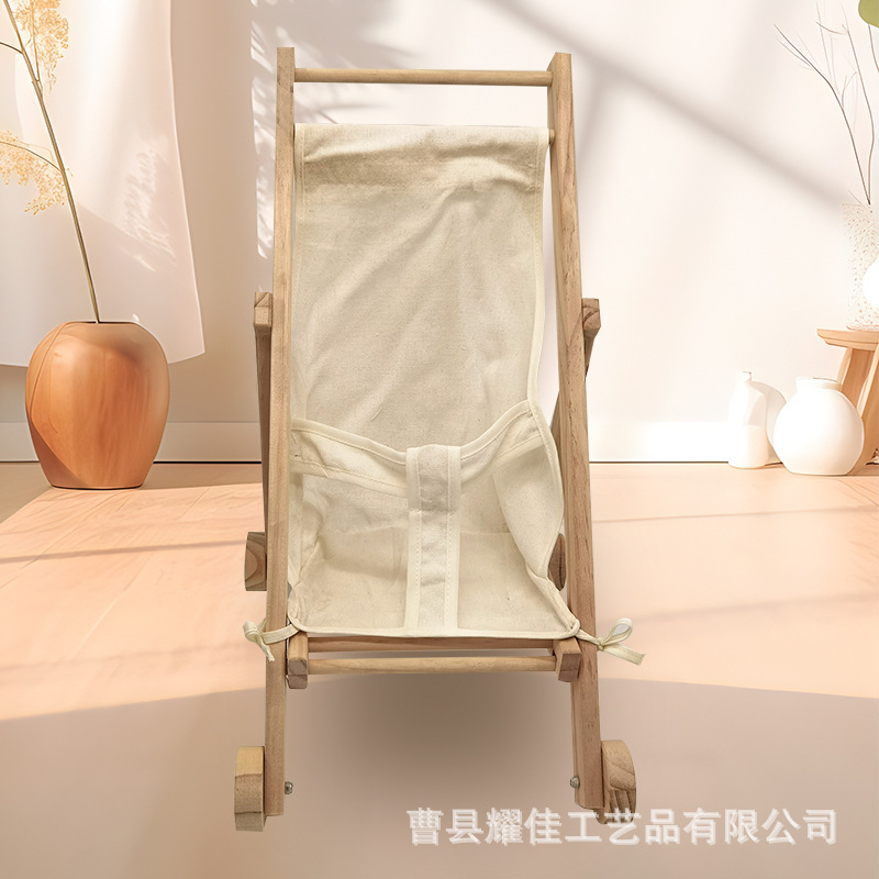 Wooden doll push toy car children's solid wood play toy cart children's educational convenient cart Wooden doll push toy car children's solid wood play toy cart children's educational convenient cart