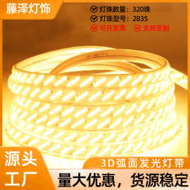 2025新款220v防水超亮320灯家用客厅吊顶氛围COB户外灯带led灯条