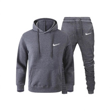 跨境爆款潮牌连帽男式卫衣套装休闲运动冬季男外贸裤加厚保暖男装