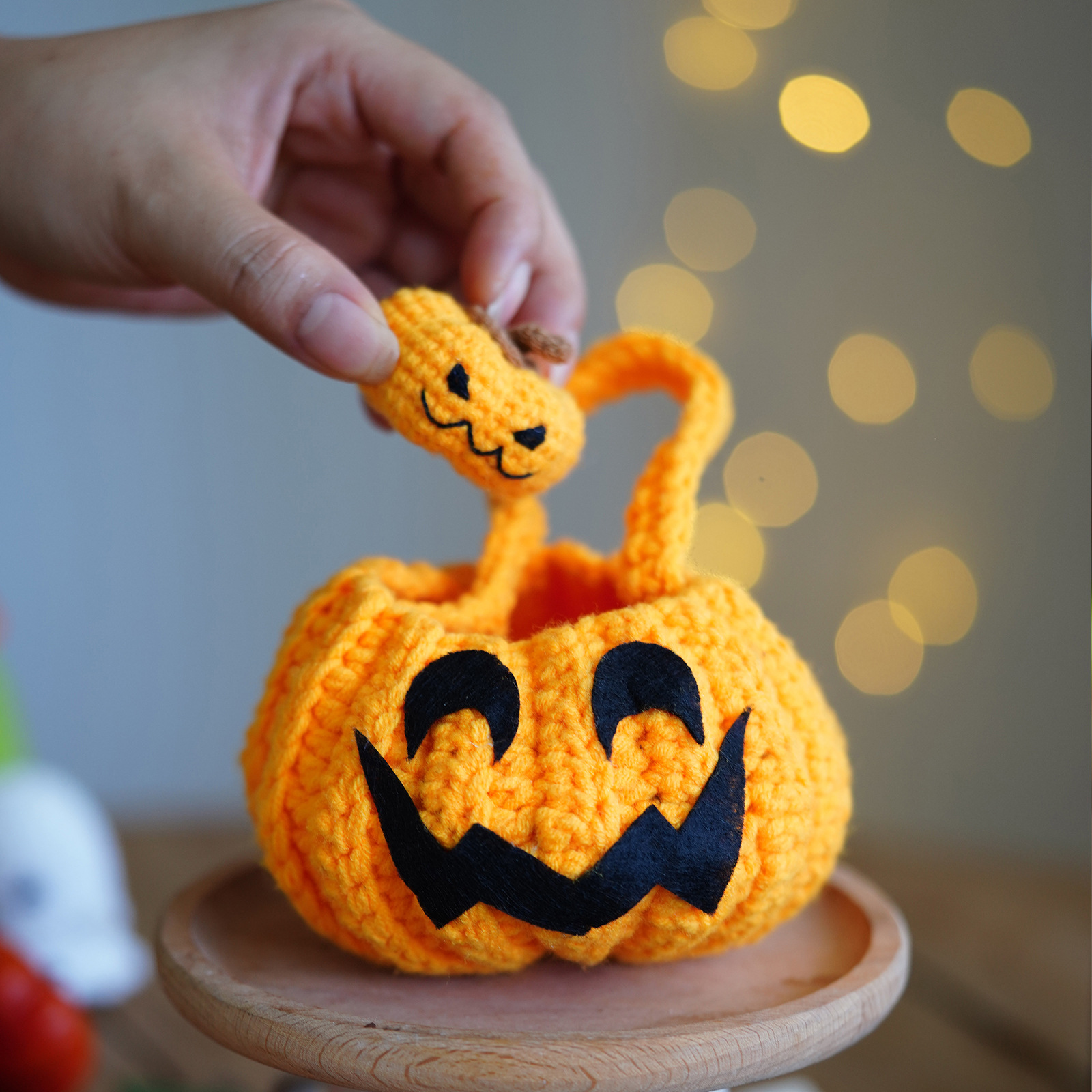 Pacchetto di materiali per uncinetto per bambole manuali unisex, ornamenti per tessitura fai da te fatti a mano, regalo di Natale per Halloween_voghion.com