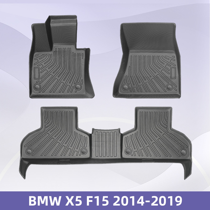 Aplicable a BMW X5 F15 2014 - 2019 3D todo el tiempo material TPE almohadilla para los pies almohadilla del maletero