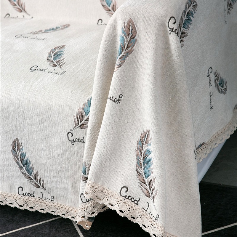 Thickened Chenille Full-cover Throw, Feather Anti-slip Elastic Multi-functional All-season Sofa Cushion Cover_voghion.com