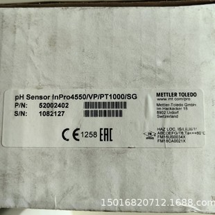 Mettler PH Electrode InPro4550/VP/PT1000/SG Shun Feng Postage Real Photograph Negotiation