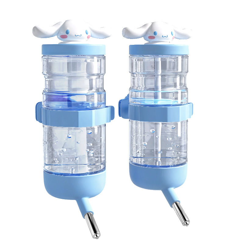 Bebedero de jaula colgante para perro de oreja grande de marca compartida genuina para perros, jaula para gatos, boca no mojada, cuenco para perros, cuenco para mascotas