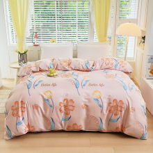 冬季新款秋冬全棉被套加厚生态磨毛学生单被套纯棉被罩床上用品