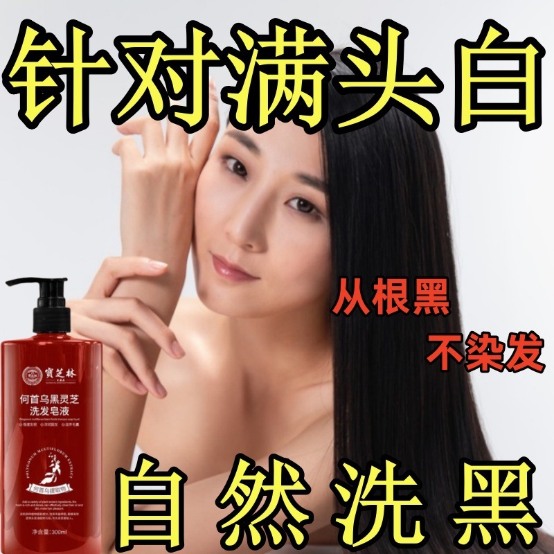 【宝芝林】何首烏黒霊芝シャンプー養髪烏髪健髪男女適用u|undefined
