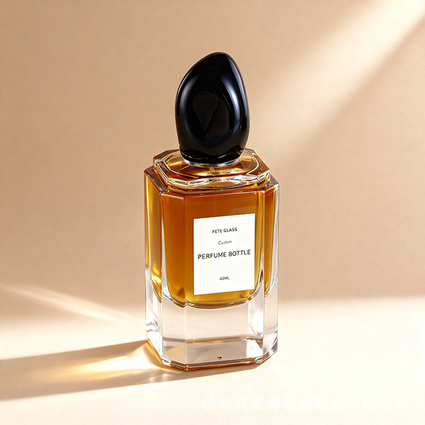 Transparent square perfume