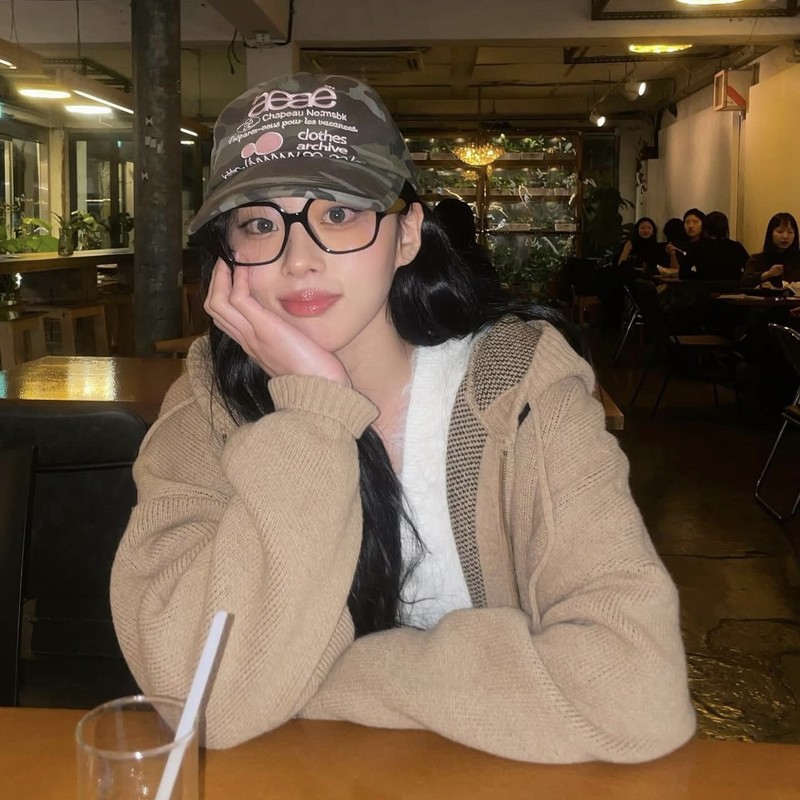 Aeae Embroidered Letter Camouflage Baseball Cap Casual Washed Retro Slimming Juliehan Same Style Sun Hat