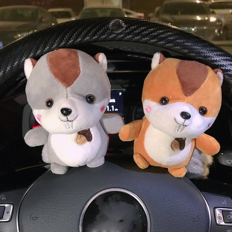 かわいいリスのぬいぐるみのキーホルダーのアイデア人形のぬいぐるみのかばんのペンダントのカップルのアクセサリーの人形のペンダントのキーホルダー|undefined