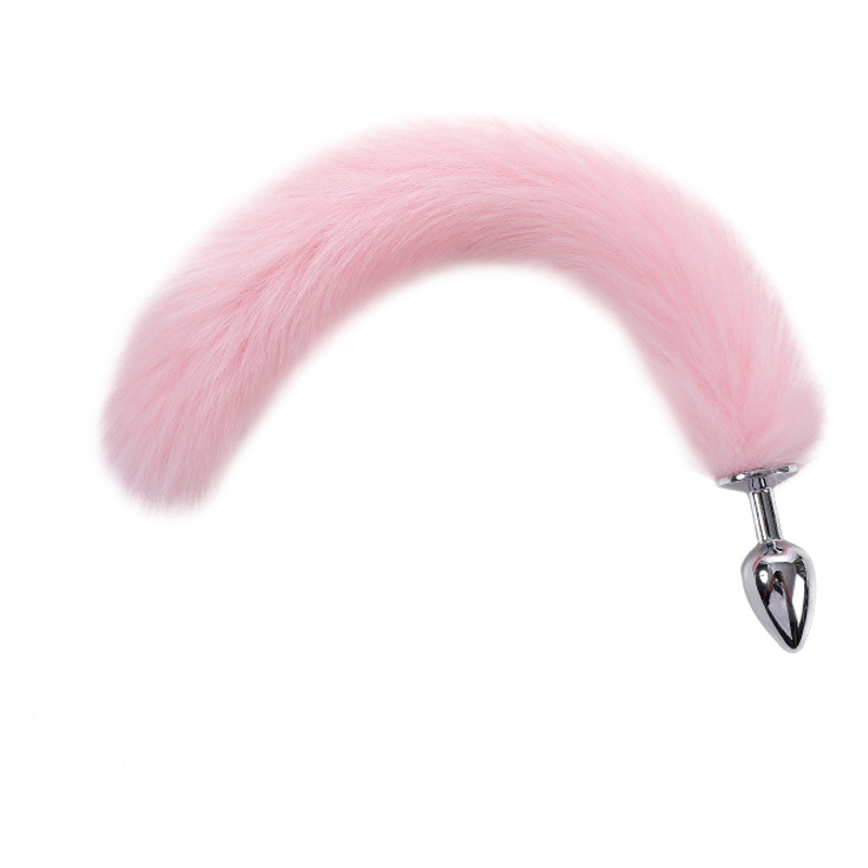 Metal Anal Plug Tail Sexy Fox Tail for Women Couple's Fun Detachable Small Size Role Play Anal Toy