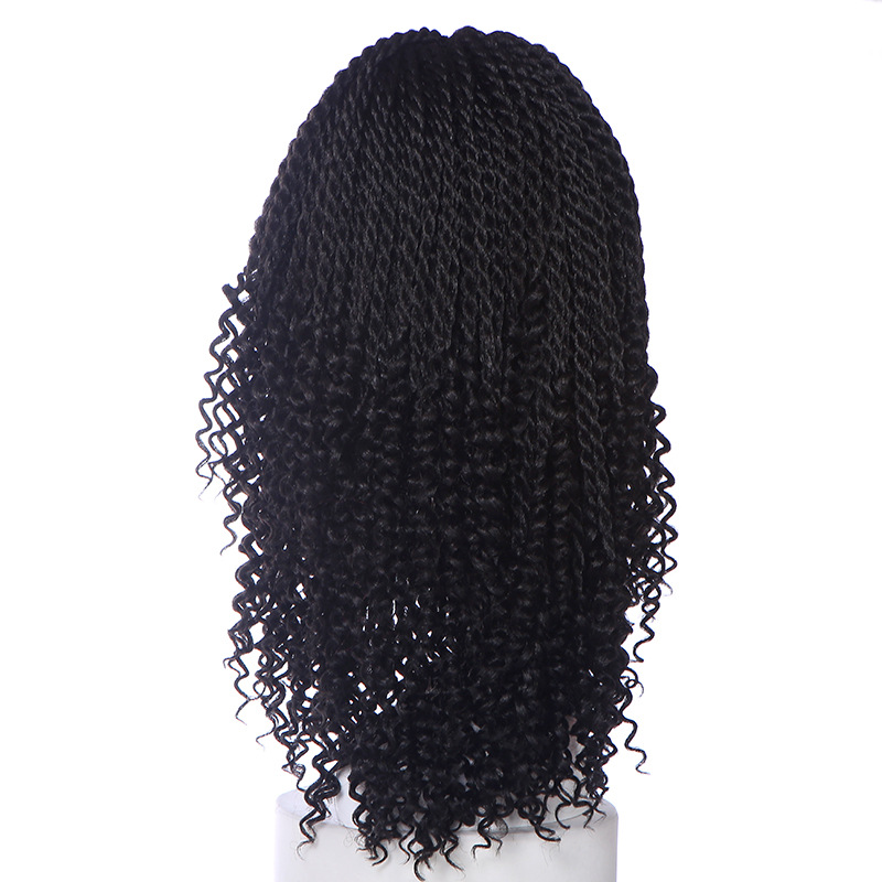 Peluca europea y americana, peluca rizada africana, casco, peluca de seda mate de alta temperatura, cubierta para el cabello LW0244