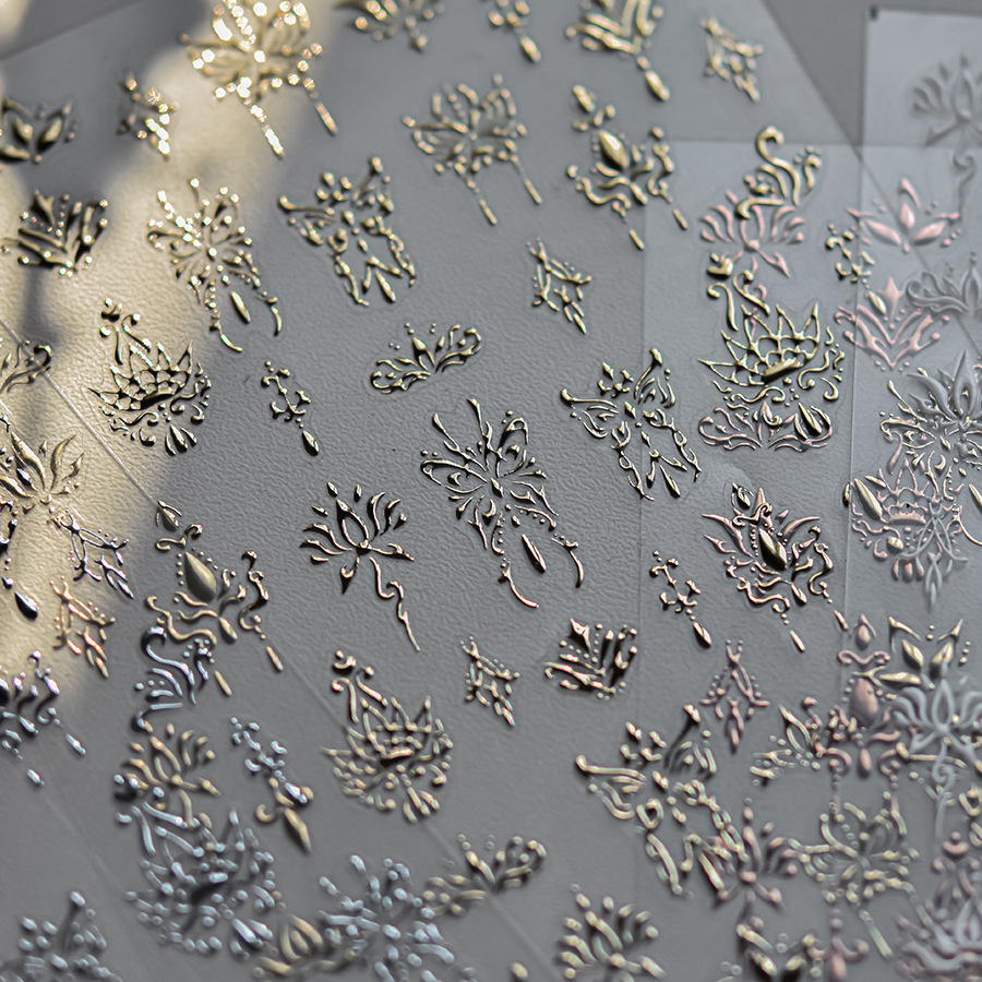 Artículo de uñas nuevo estampado pegatinas de uñas para teléfonos móviles pegatinas de uñas para niños antiguo auspicioso pegatinas de uñas