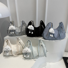 2025新款纯色大容量质感时尚潮流休闲通勤多功能单肩托特手拎包