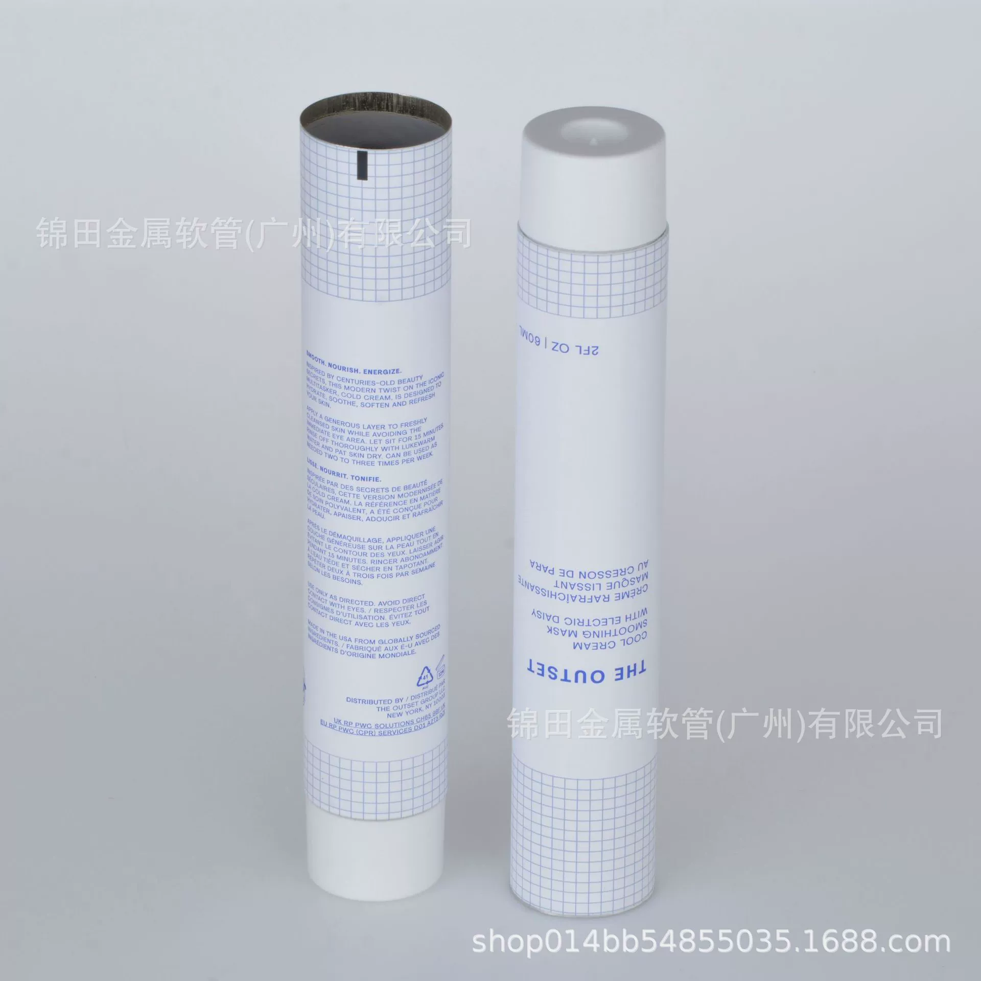 Косметическая туба из чистого алюминия для крема для рук, мягкая алюминиевая туба, индивидуальный дизайн упаковки, услуги по изготовлению на заказ