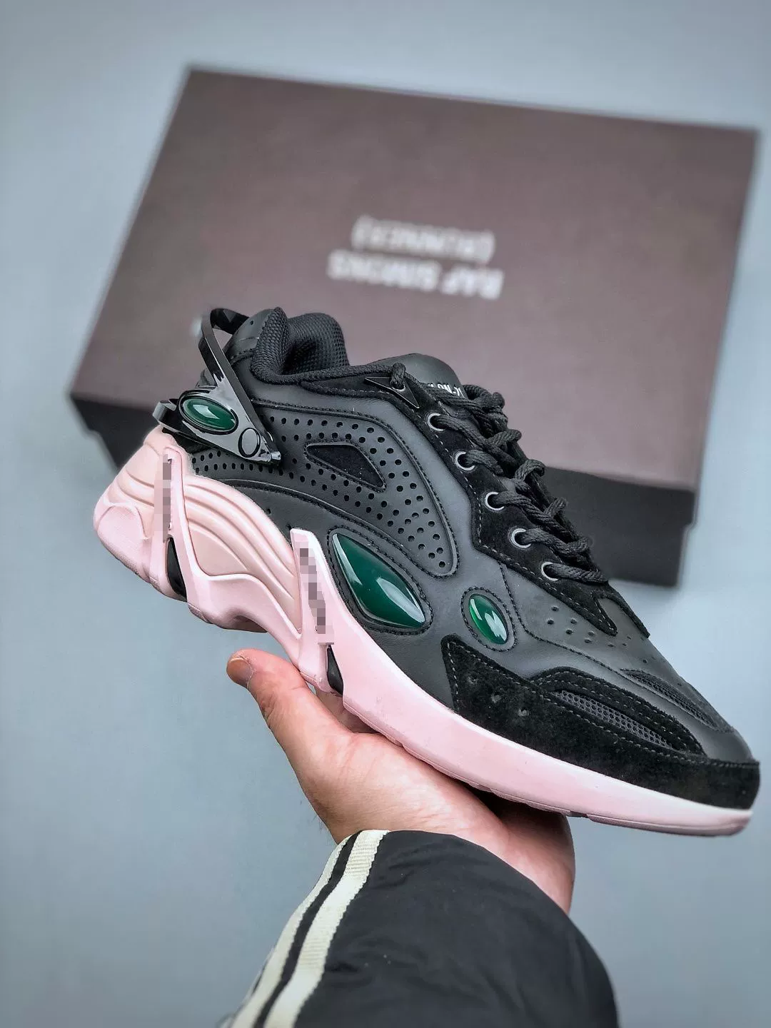 Кеды‑«dad shoes» (RAF Cylon‑21) совместная модель Simons, цветовая подборка, массивная подошва