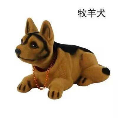 dog cartoon doll cute pet – Car ornaments - standard-shepherd-dog