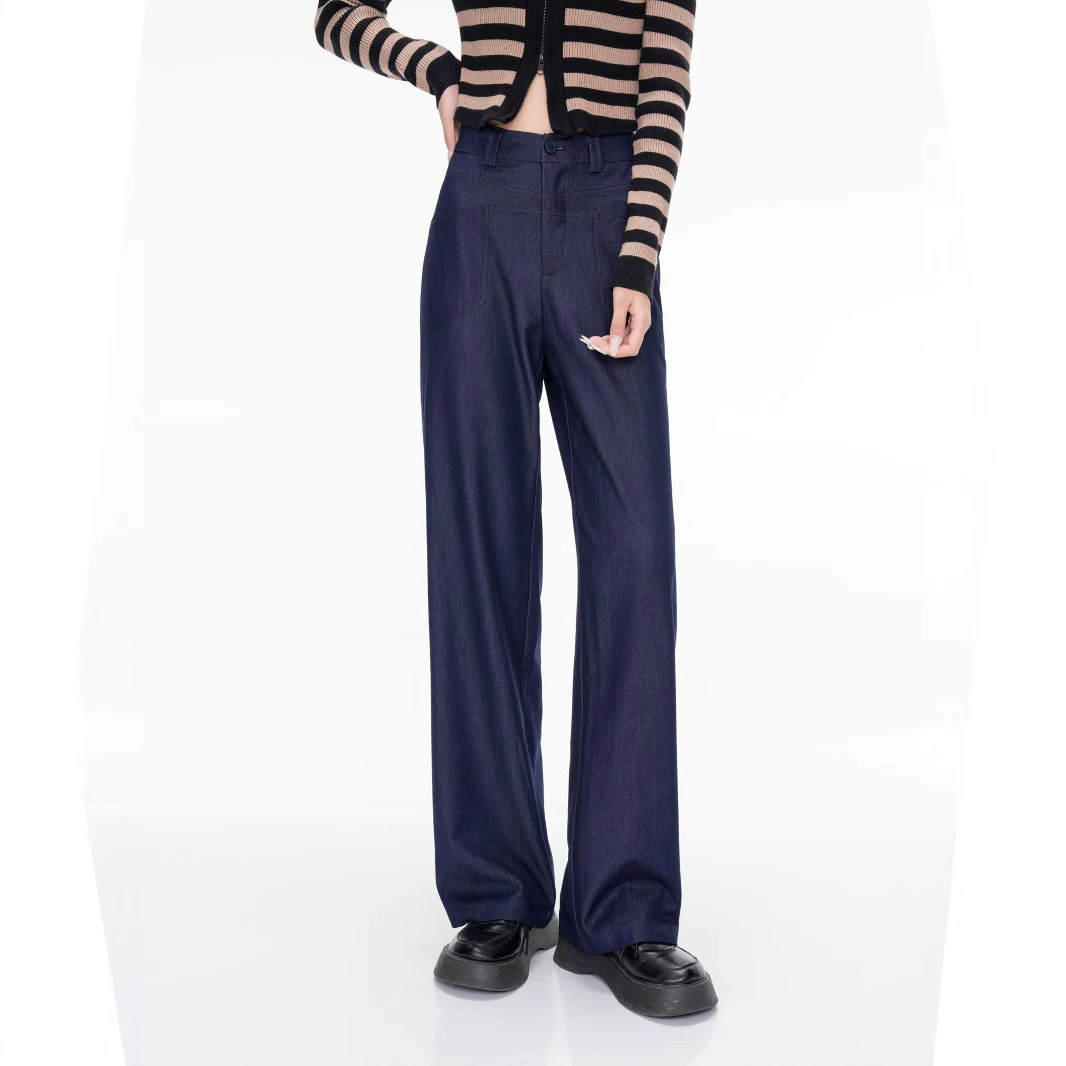 [Спот] 3305 больших размеров женская слегка толстая MM летняя анти-джинсовая талия дикие тонкие брюки и широкие брюки