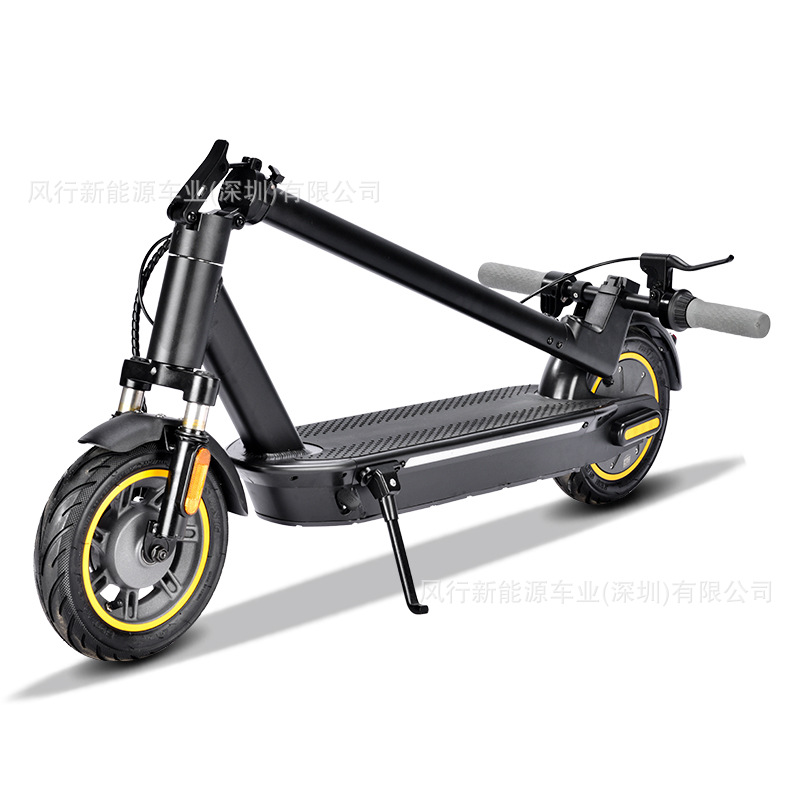 Scooter eléctrico MAXg30 PRO 10 pulgadas plegable con luz de color actualización de amortiguación frontal para conducir en lugar de alta resistencia