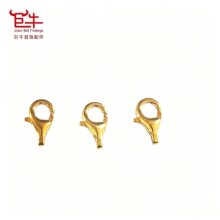 进口铜本色812水滴龙虾扣 仿银扣不卡死设计 高品质环保配件批发