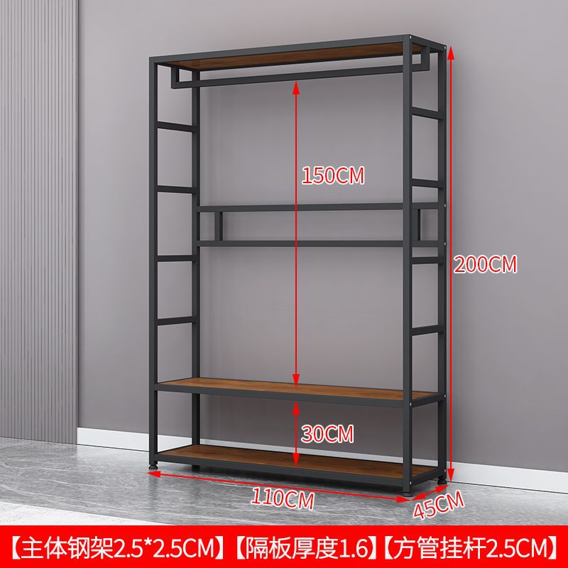 Colgar percha de ropa percha de gorra dormitorio combinación de armario de esquina engrosado engrosado simple ensamblaje armario de metal percha de piso