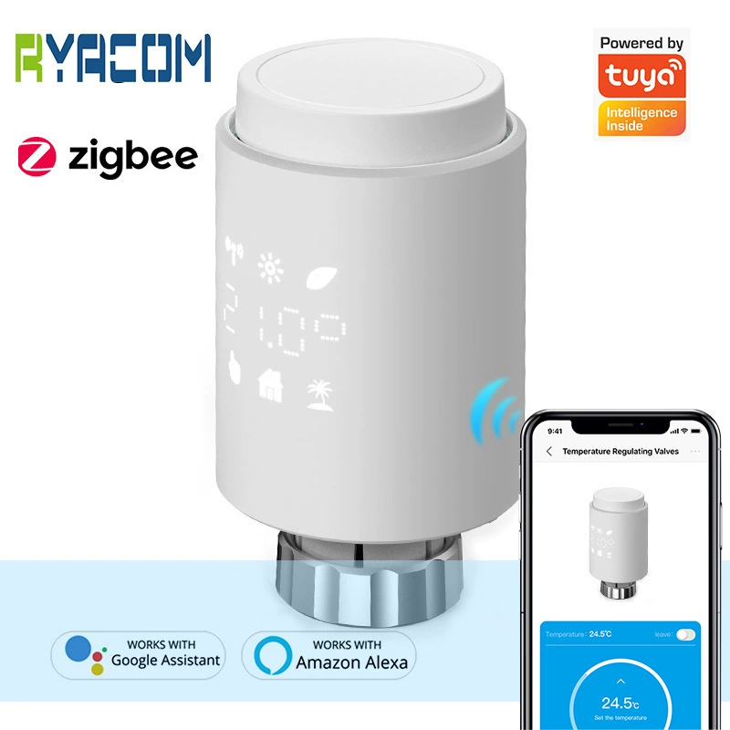 Zigbee граффити умный радиатор клапан wifi регулятор температуры беспроводной термостат дальнего нагрева пола термостат