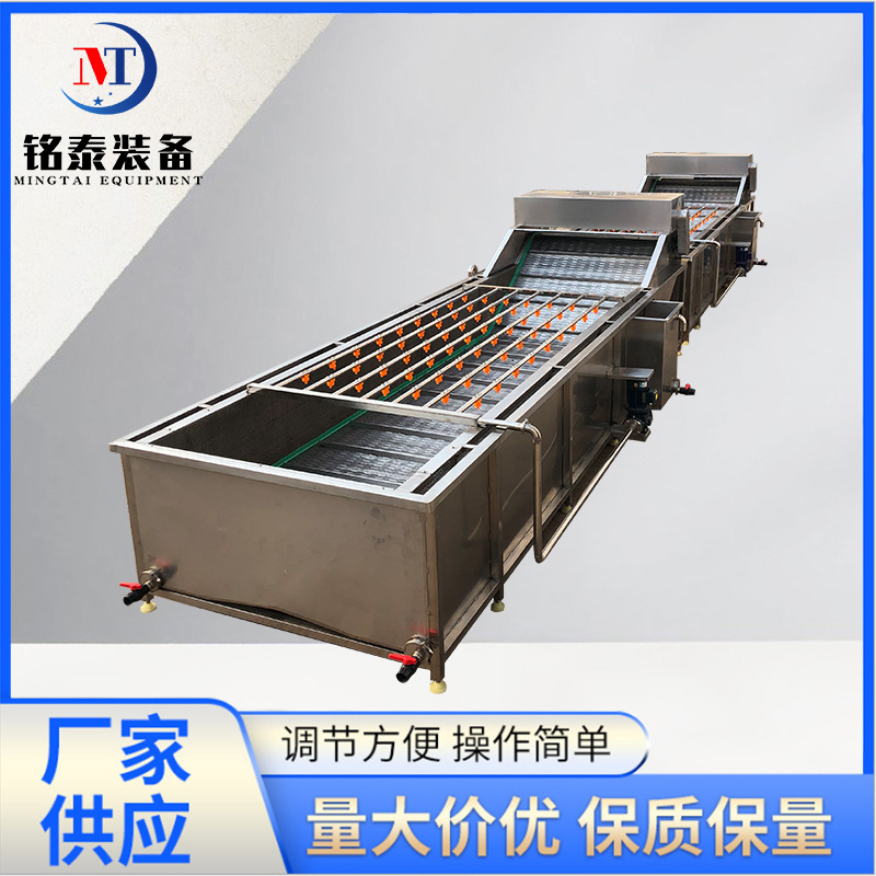不锈钢气泡清洗机 商用余甘果清洗流水线 全自动地枇杷清洗设备