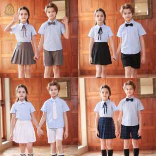 Children's Performance Costumes Summer Kindergarten Graduation Photo Class Uniforms Primary School Students Stage Chorus Competition Performance Costumes