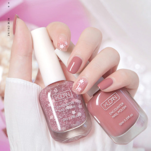 Cool Dan Meets Water-Based Peelable Nail Polish, Naturally Dry, No-Bake, Safe, Odorless, Student Internet Celebrity, Quick-Drying