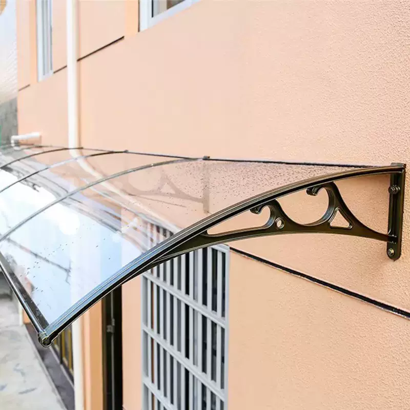 铝合金雨棚遮雨棚庭院屋檐阳台防雨窗户户外别墅露台雨搭防水