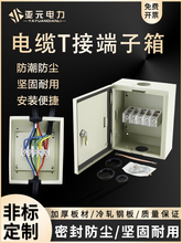 T接端子箱低压电缆分支箱大电流转接转化分线箱t型铜排接线配电箱