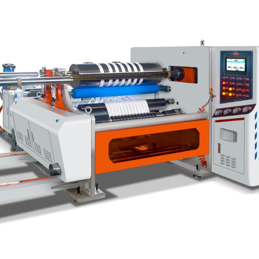 胜钥牛皮纸 淋膜纸烟花纸无碳纸铝箔分切机靠背式