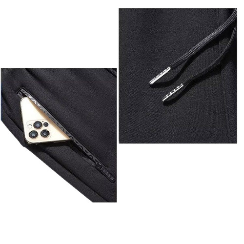 Men's Summer Thin Casual Pants Men's Breathable Ankle Pants Men's Loose Plus Size Long Pants Men's Knit Pants
