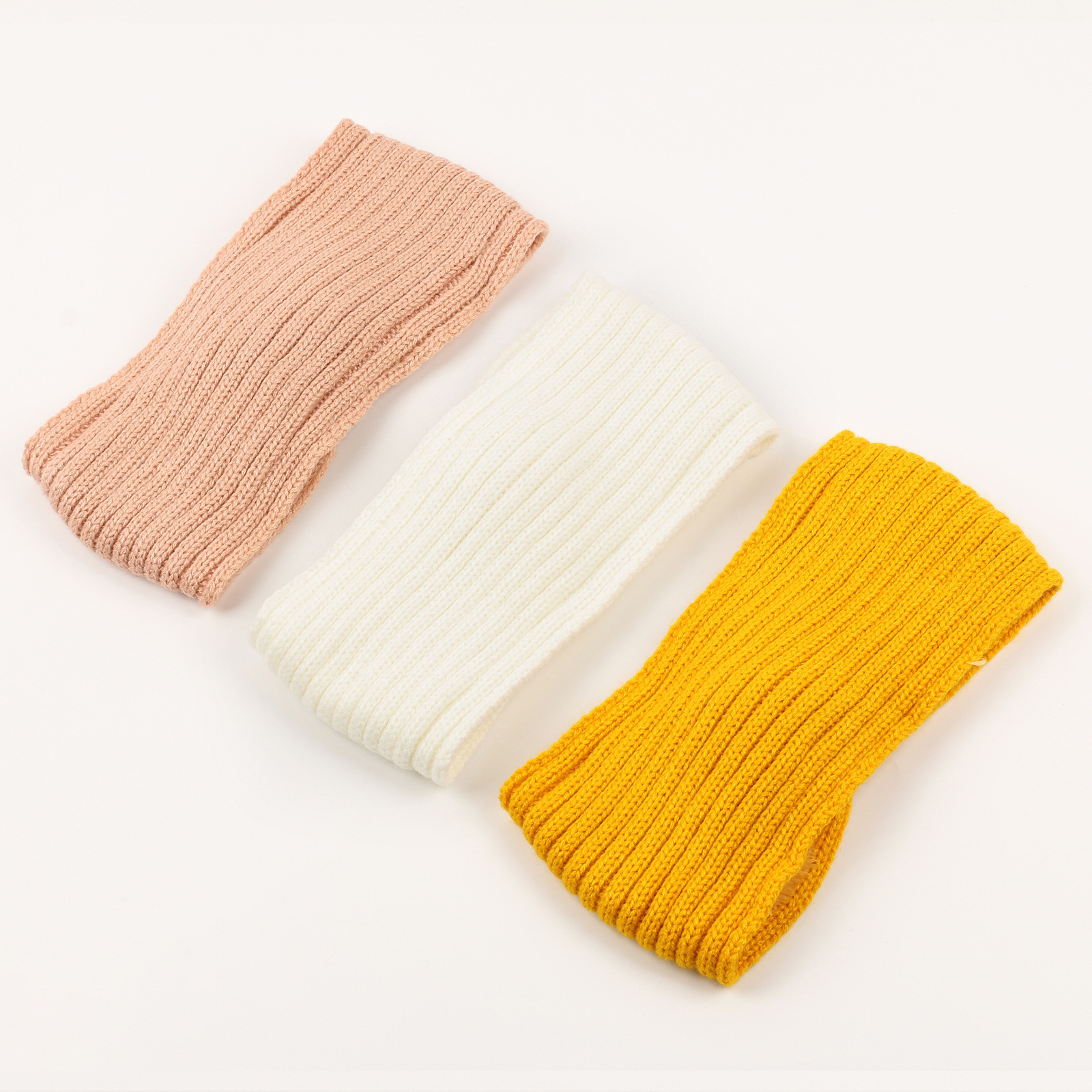 Accessoires pour cheveux tricotés en velours, bandeaux en laine épaisse pour protection contre la chaleur et le froid, bandeaux de sport, protège-oreilles, bandeaux croisés pour femmes_voghion.com