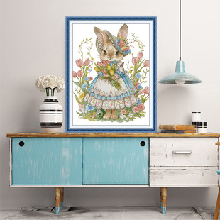 NKF New Cross Stitch Cartoon Series Peter Rabbit 2 Cartoon Cute Small Hair