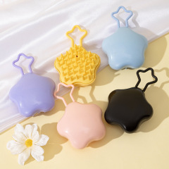 星の形のエアクッションのシャンプーは頭皮をきれいにします。