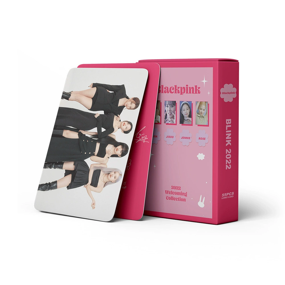 Набор фотокарточек Stray Kids, (G)I-DLE, IVE и другие — 55 лазерных карточек 59×89 мм коллекционные